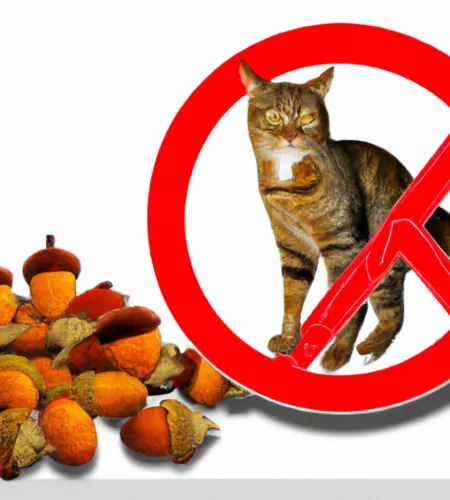 Is acorns dangerous for cats?