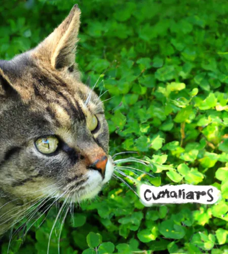 Is clovers dangerous for cats?