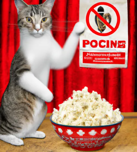 Is popcorn dangerous for cats?